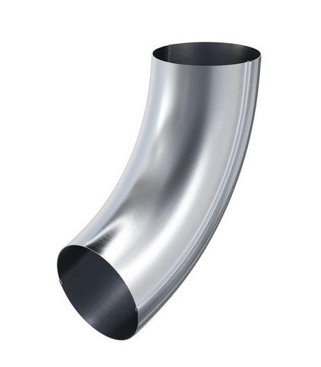 Водосток Aquasistem, Система 150/100 - Колено трубы оцинковка купить в Пыть-Яхе