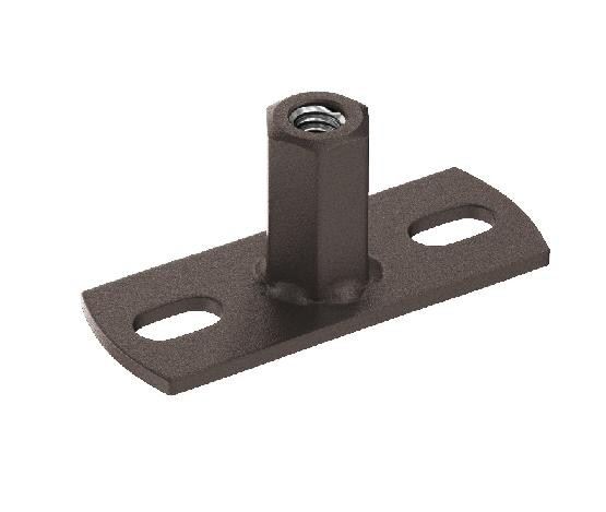 Водосток Aquasistem, Система 150/100 - Держатель для хомута под метиза RR 32 Тёмно-коричневый matt купить в Пыть-Яхе