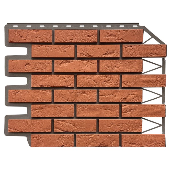Фасадная панель FineBer, Кирпич Баварский, Терракотовый купить в Пыть-Яхе