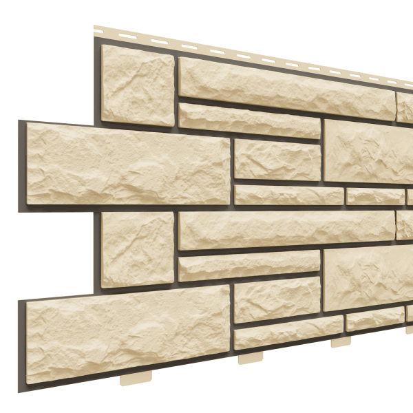 Фасадная панель Доломит, Брусчатка Доломит Шампань (2м) купить в Пыть-Яхе