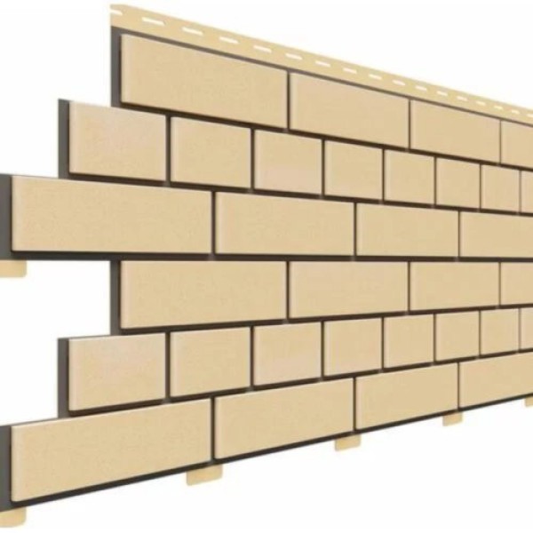 Фасадная панель Доломит Кирпич, Светло-желтый купить в Пыть-Яхе