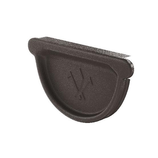 Водосток Aquasistem, Система 150/100 - Заглушка универсальная с резиновым уплотнителем RR 32 Тёмно-коричневый matt купить в Пыть-Яхе