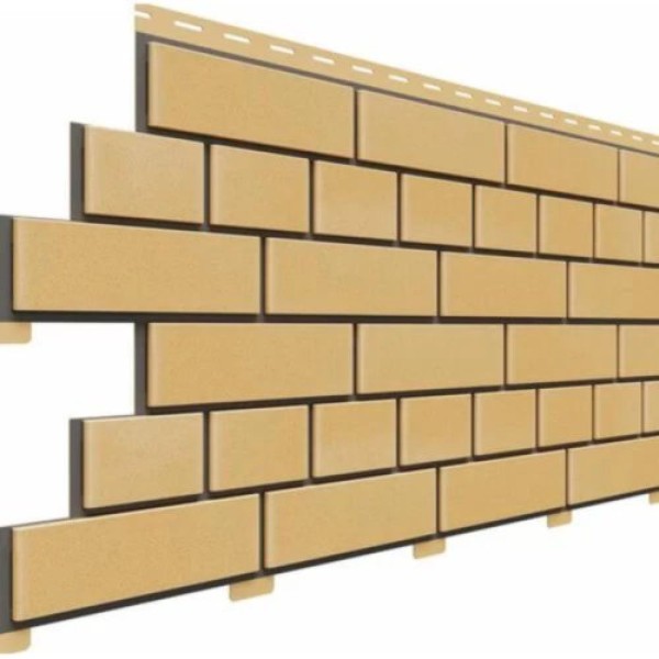 Фасадная панель Доломит Кирпич, Желтый купить в Пыть-Яхе