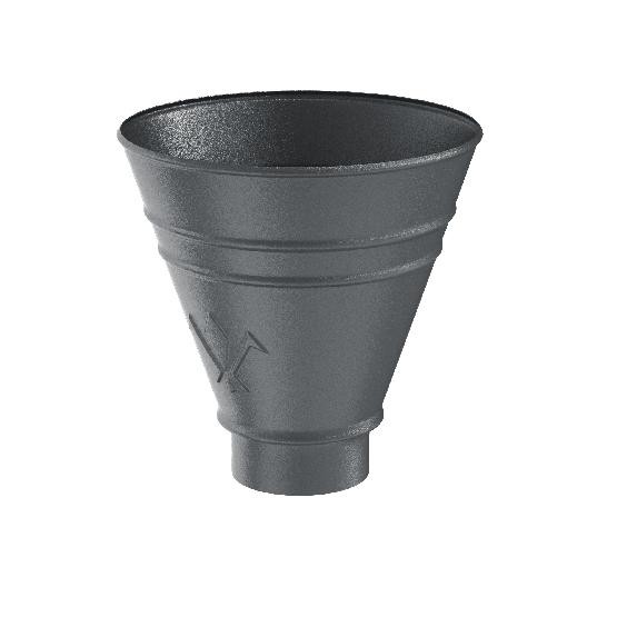 Водосток Aquasistem, Система 125/90 - Воронка водосборная круглая RR 23 Маренго matt купить в Пыть-Яхе