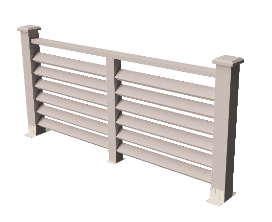Ограждения декоративное ДПК GRINDERDECO Босфор выбеленый дуб купить в Пыть-Яхе