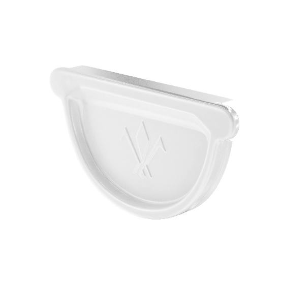 Водосток Aquasistem, система 150x100 - Заглушка универсальная с резиновым уплотнителем RR 20 Мраморно-белый купить в Пыть-Яхе