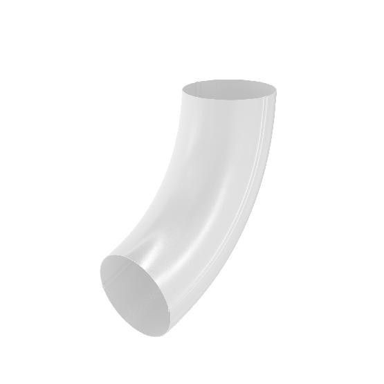 Водосток Aquasistem, система 150x100 - Колено трубы RR 20 Мраморно-белый купить в Пыть-Яхе