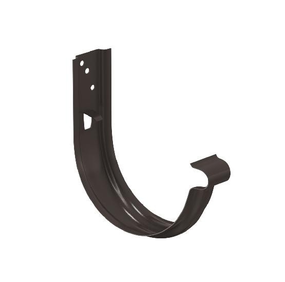 Водосток Aquasistem, система 150/100 - Крюк крепления желоба универсальный RR 32 Тёмно-Коричневый купить в Пыть-Яхе