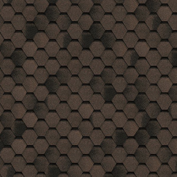 Гибкая черепица Shinglas, серия Финская,коллекция Соната – Коричневый купить в Пыть-Яхе