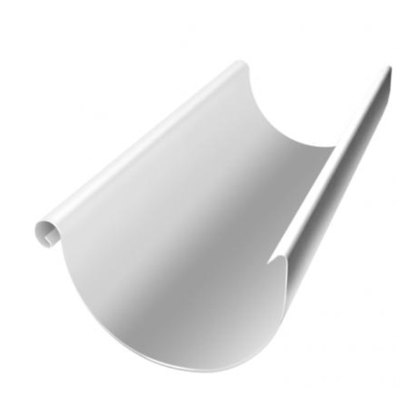 Водосток Grand Line 150x100 – Желоб 3м RAL 9003 купить в Пыть-Яхе