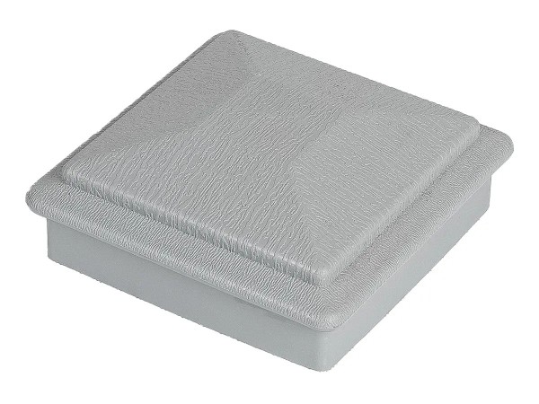 Крышка верхняя фигурная ПВХ для столба Deckart 100х100 Серый купить в Пыть-Яхе