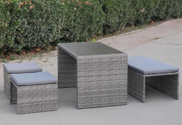 Диван-Трансформер AFINA плетеный из иск. ротанга S330G-W78 Grey купить в Пыть-Яхе