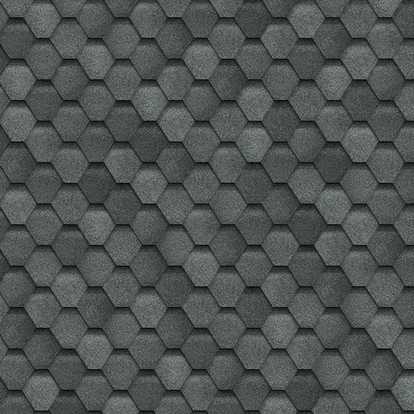 Гибкая черепица Shinglas, серия Финская,коллекция Соната – Серый купить в Пыть-Яхе