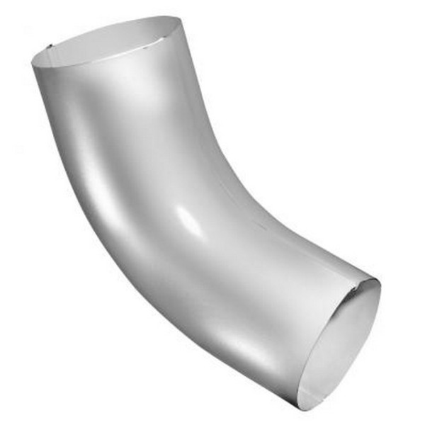 Водосток Grand Line 150x100 – Колено трубы RAL 9003 купить в Пыть-Яхе