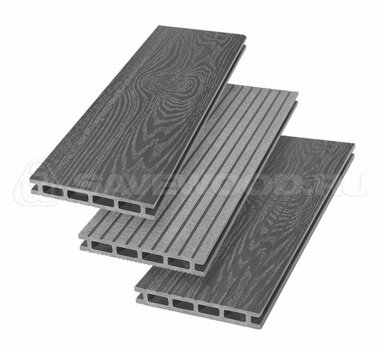 Террасная доска из ДПК SW Carpinus (T) — двухсторонняя графит купить в Пыть-Яхе
