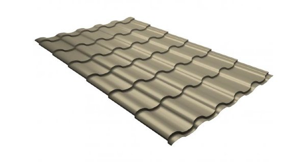 Металлочерепица кредо 0,5 Satin RAL 1015 светлая слоновая кость купить в Пыть-Яхе