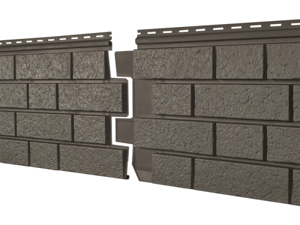 Фасадная панель Ю-пласт Стоун Хаус S-Lock Клинкер бежевый купить в Пыть-Яхе