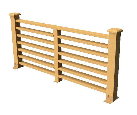 Ограждения декоративное ДПК GRINDERDECO Марсело песчаник купить в Пыть-Яхе