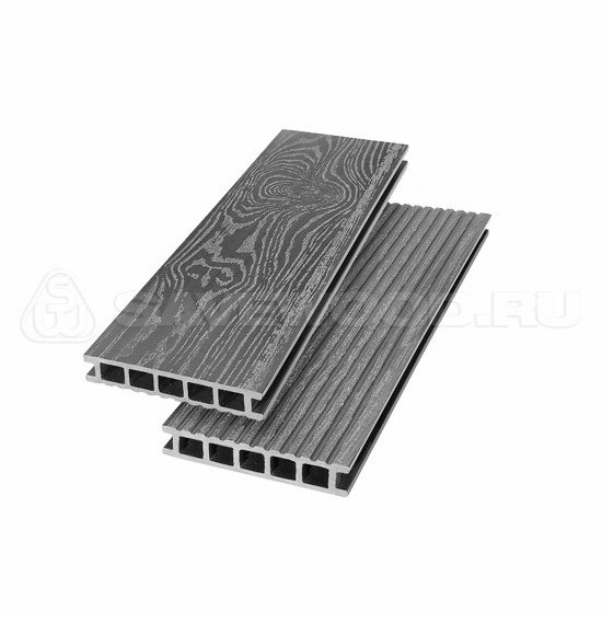 Террасная доска из ДПК SW Ornus тангенциальный распил пепельный купить в Пыть-Яхе