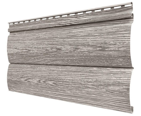 Виниловый сайдинг tecos, серия lux - оцилиндрованный брус двойной, - алтайская берёза купить в Пыть-Яхе