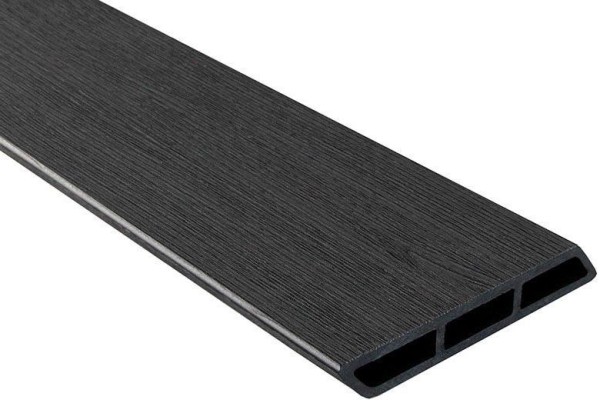 Доска Ромбус 3D ДПК Outdoor STORM BLACK черная купить в Пыть-Яхе