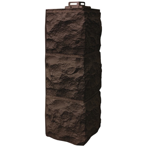 Угол наружный Fineber «Доломит» Тёмно Коричневый купить в Пыть-Яхе