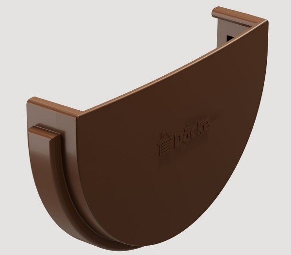 Заглушка желоба ПВХ Docke STANDART Светло-коричневый купить в Пыть-Яхе