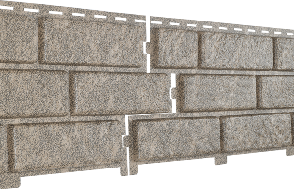 Фасадная панель Ю-Пласт Стоун Хаус Кирпич Бежевый купить в Пыть-Яхе