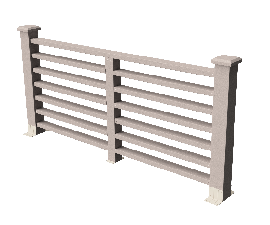 Ограждения декоративное ДПК GRINDERDECO Марсело выбеленый дуб купить в Пыть-Яхе