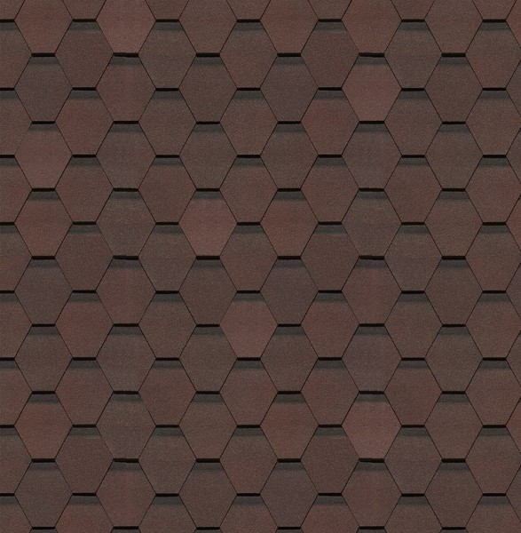 Гибкая черепица Docke, коллекция Шеффилд – Зрелый каштан купить в Пыть-Яхе