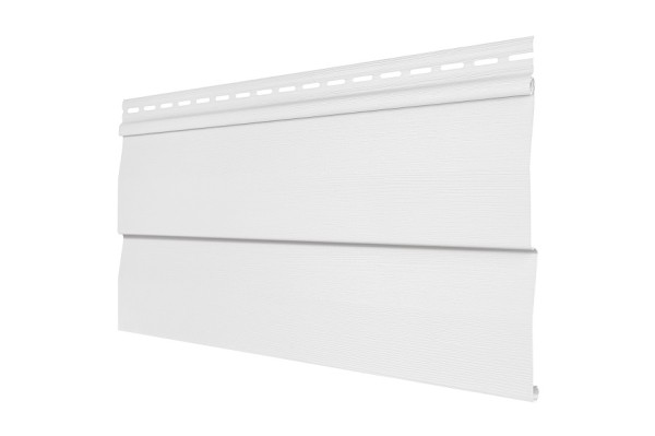 Виниловый сайдинг Tecos - корабельный брус, белый купить в Пыть-Яхе