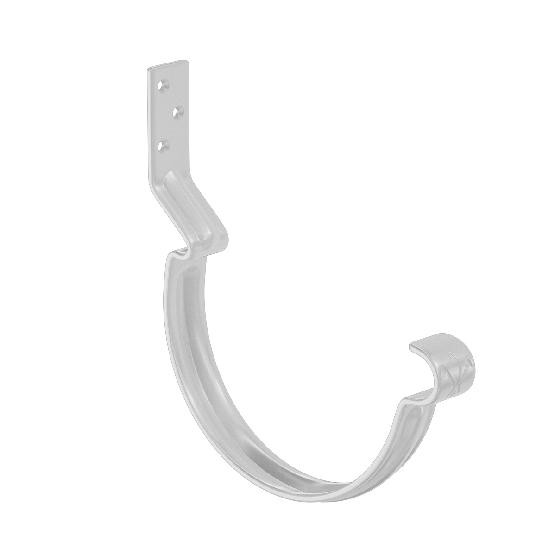 Водосток Aquasistem, система 125x90 - Крюк крепления желоба короткий RR 20 Мраморно-белый купить в Пыть-Яхе