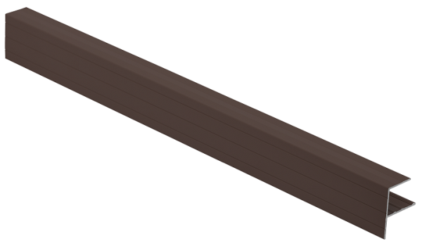 F-профиль Grinder закрывающий коричневый купить в Пыть-Яхе