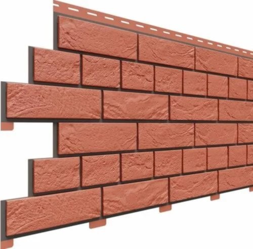 Фасадная панель Доломит Кирпич Славянка Красный купить в Пыть-Яхе
