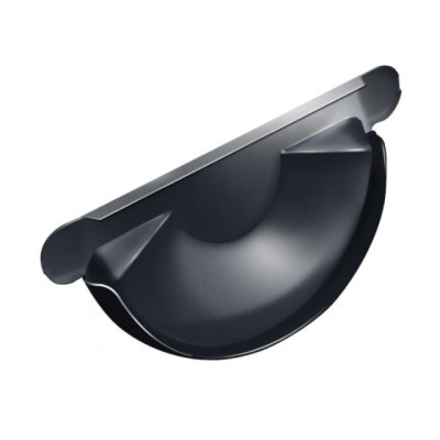 Водосток Grand Line 150x100 – Заглушка желоба RAL 7024