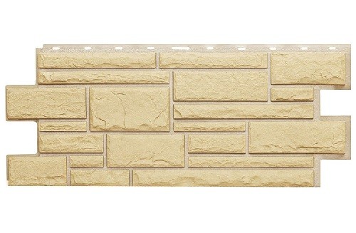 Фасадная панель Техоснастка, Камень Дикий, Желтый купить в Пыть-Яхе