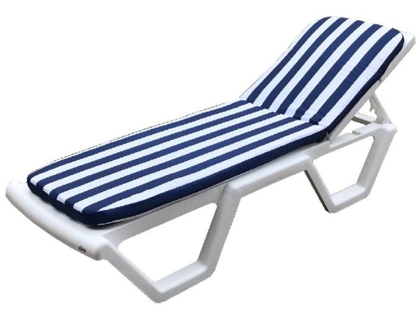 Матрас для шезлонга TWEET Синие белые полоски купить в Пыть-Яхе