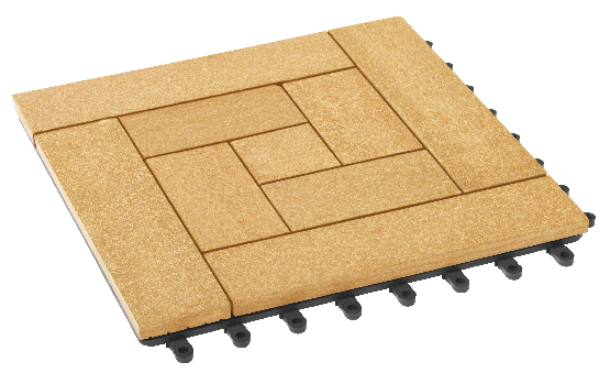 Модульный паркет ДПК GRINDERDECO Люкс 10 Песчаник купить в Пыть-Яхе