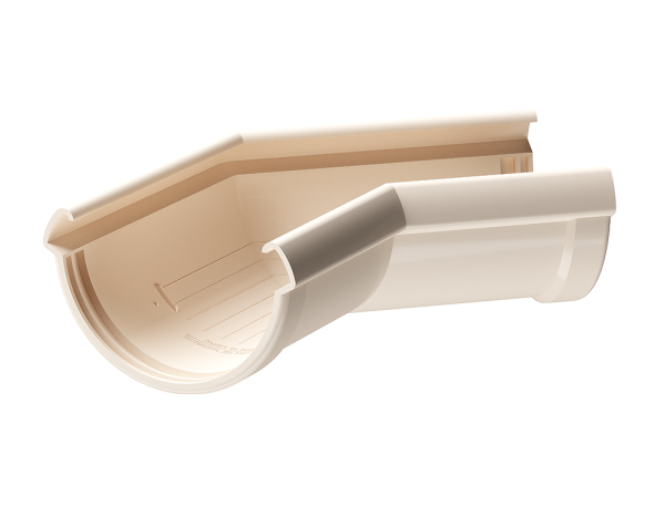 Угол желоба 135° Docke Lux ПВХ Латте купить в Пыть-Яхе