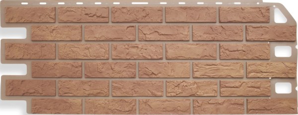 Фасадная панель Цокольный сайдинг Альта-профиль - коллекция "кирпич", кирпич бежевый купить в Пыть-Яхе