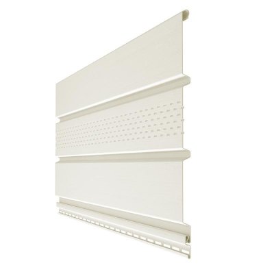 Софит с центральной перфорацией белый