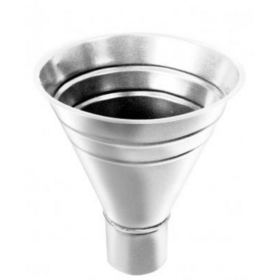 Водосток Grand Line 125x90 – Воронка водосборная RAL 9003