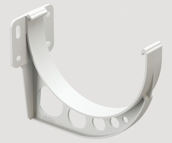 Кронштейн желоба ПВХ Docke STANDART пломбир купить в Пыть-Яхе