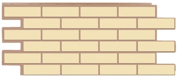 Фасадная панель T-Сайдинг - Кирпич Модерни Желтый купить в Пыть-Яхе