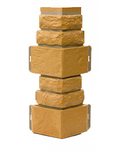 Угол T-Сайдинг-Дикий Камень Бежевый купить в Пыть-Яхе