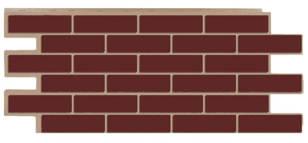 Фасадная панель T-Сайдинг - Кирпич Модерн Коричневый купить в Пыть-Яхе
