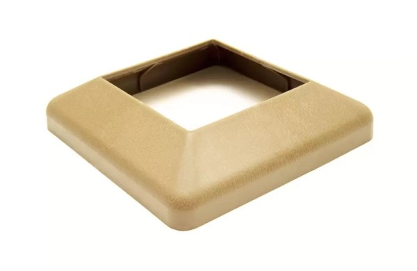 Крышка нижняя ПВХ для столба Deckart 100х100 Орех купить в Пыть-Яхе