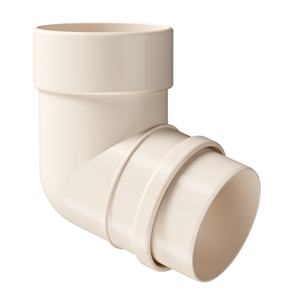 Колено 72˚ Docke Lux ПВХ Латте купить в Пыть-Яхе