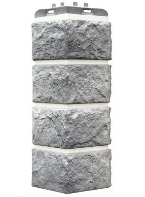 Угол наружный Grand Line Колотый Камень Гранит, Шов белый купить в Пыть-Яхе