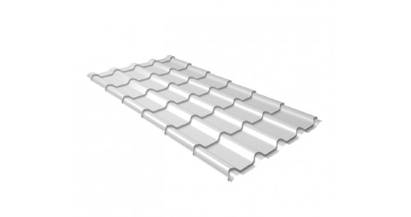 Металлочерепица камея GL 0,5 Quarzit RAL 9003 сигнальный белый купить в Пыть-Яхе